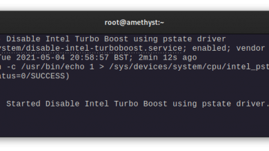disable-intel-turboboost service status